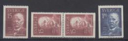 Sweden 1959 - Michel 453-454 MNH ** - Unused Stamps