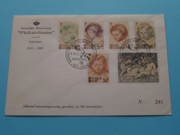 Koninklijke Maatschappij " PHILATELISME " Vzwd ANTWERPEN 1923 - 1963 ( Zie / Voir Scan ) FDC - N° 202 Van 500) ! - Privé- & Lokale Post [PR & LO]