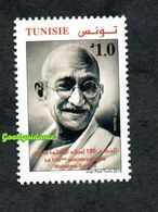 2018- Inde - Tunisie- 150eme Anniversaire Du Mahatma Ghandi - Emission Complete 1V.MNH** - Mahatma Gandhi