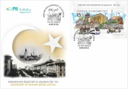 Turkey - 2023 - The 100Th Anniversary Of Ankara's Becoming The Capital - FDC - Covers & Documents
