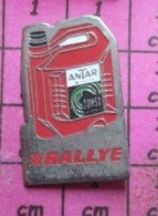 918A Pin's Pins / Beau Et Rare / THEME : CARBURANTS / BIDON D'HUILE ANTAR MAGASIN RALLYE - Carburants