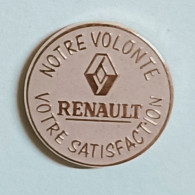Pin's Renault Notre Volonté Votre Satisfaction Ø 1,5 Cm - Renault