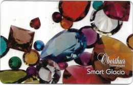 @+ Carte Démonstration Oberthur - Smart Glacia Transparente - Exhibition Cards