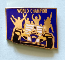 Pin's World Champion Elf F1 Double Moule EBC  92 - F1