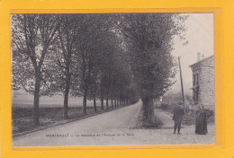 MONTSOULT -95- La Descente De L'Avenue De La Gare - Animation - Animation - A 7100/01 - Montsoult