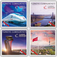 Turkey, Türkei - 2021 - 12th Transport And Communications Forum ** MNH - Unused Stamps