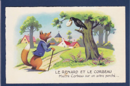 CPA 1 Euro Animaux Oiseaux écrite Prix De Départ 1 Euro Renard - Oiseaux