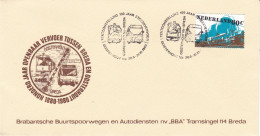 Netherlands Nederland Pays Bays 100 Year Tram/bus Breda Oosterhout 1980 - Tranvie