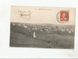 CHATENOIS LES FORGES (TERRITOIRE DE BELFORT) 1063 VUE GENERALE PANORAMIQUE AVEC EGLISE ET HABITATIONS 1917 - Châtenois-les-Forges