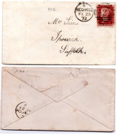 UK, GB, Great Britain, Letter From Red- Hill To Ipswich 1872 - Covers & Documents