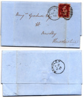 UK, GB, Great Britain, Letter From London To Bewdley 1873 - Covers & Documents