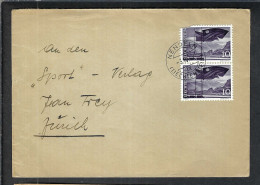 LIECHTENSTEIN 1962: LSC De Nendeln Pour Zurich - Storia Postale