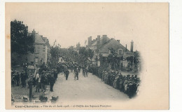 CPA - COUR-CHEVERNY (Loir Et Cher) - Fête Du 23 Août 1908 - Défilé Des Sapeurs Pompiers - Cheverny