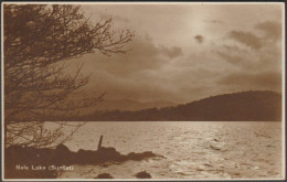 Sunset, Bala Lake, Merionethshire, 1931 - Valentine's RP Postcard - Merionethshire