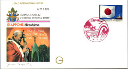 44720 - Japan - Maximumkarte , Hiroshima , Papst Pope Johannes Paul II - Nicht Gelaufen 1981 - Cartoline Maximum