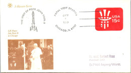 44646 - USA - Brief , Pope Papst Johannes Paul II , Chicago - Nicht Gelaufen 1979 - Maximumkaarten