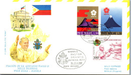44644 - Vatikan - Brief , Vatican - Manila , Papst , Pope - Nicht Gelaufen 1981 - Cartes-Maximum (CM)