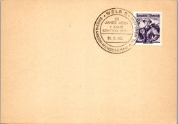 44599 - Österreich - Maschinenstempel , Briefmarken Werbeschau Wels - Nicht Gelaufen 1952 - Franking Machines (EMA)