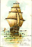 44422 - Schiffe - Segelschiff ,  - Gelaufen 1902 - Voiliers