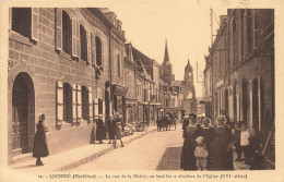 LOCMINÉ - La Rue De La MAIRIE - Animée - J. NOZAIS N°12 - Locmine