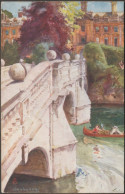 Clare College And Bridge, Cambridge, 1906 - Tuck's Oilette Postcard - Cambridge