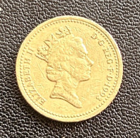 $$GB893 - Queen Elizabeth II - 1 Pound Coin - 3rd Portrait - Royal Arms - Great-Britain - 1993 - 1 Pond