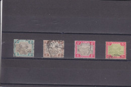 FEDERATED MALAY STATES - O / FINE CANCELLED - 1901 - TIGER - TIGRE - Yv. 15, 16, 17, 18 - Federated Malay States