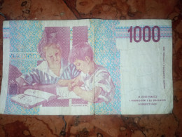 1000 Lire Montessori Fazio-Speziali 3 Ottobre 1990 - 1000 Lire