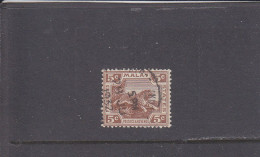 FEDERATED MALAY STATES - O / FINE CANCELLED - 1932 - TIGER - TIGRE - Mi. 60 - Federated Malay States