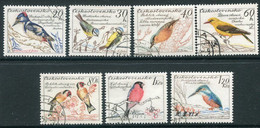CZECHOSLOVAKIA 1959 Birds Used.  Michel 1163-69 - Gebruikt