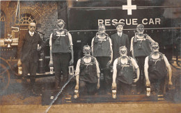 Uk52651 Rescue Car Real Photo Staffordshire Staffordshire Coal Minners Fireman - Sonstige & Ohne Zuordnung