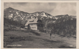 D6264) PLANNERHÜTTE Mit Mann U. Fahne - Donnersbach - 1930 - Donnersbach (Tal)