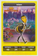 Carte Collector DreamWorks Carrefour - Bee Movie.  "ADAM"  N° 208/216 - 2010. - Disney