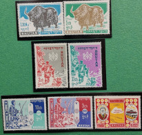 Bhutan 1962 Fauna Und Anderes Mi 5/11** - Bhoutan