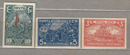 RUSSIA USSR 1930 October Revolution MNH(**) Mi 394b-396b #Ru91 - Ungebraucht