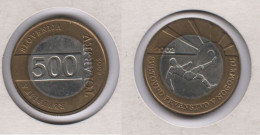 SLOVENIE, 500 Tolarjev 2002, FIFA, KM#45 - Slowenien