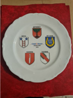 ASSIETTE C M D P   MUTTERSHOLTZ WITTISHEIM MUSSIG BALDENHEIM HESSENHEIM - Plates