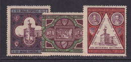 San Marino, Scott 29-31, MHR (30c Disturbed OG) - Unused Stamps