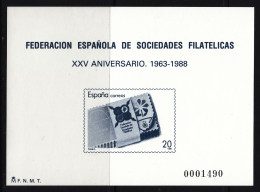 1988 PRUEBAS OFICIALES EDIFIL 16. NUEVO **/MNH. VALOR CATALOGO 84€. - Commemorative Panes