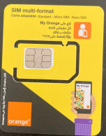 Tunisie Tunisia Orange Telecom GSM  Nano SIM Card New UNC Logo 3G 4G 5G - Tunesië