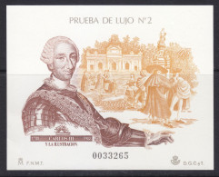 1988 PRUEBAS OFICIALES EDIFIL 17. NUEVO **/MNH. VALOR CATALOGO 50€. - Hojas Conmemorativas