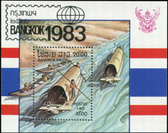 LAOS 1983 - BF 76 ; Block 98 ; Sc 480 MNH  Stamp Exhibition BANGKOK - Laos