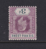 Sierra Leone, Scott 82 (SG 91w), MHR, Watermark Inverted - Sierra Leone (...-1960)