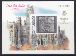 1997 PRUEBAS OFICIALES EDIFIL 62. NUEVO **/MNH. VALOR CATALOGO 35€. - Herdenkingsblaadjes