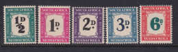 South Africa, Scott J34-J38 (SG D34-D38), MNH - Strafport