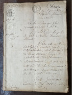 Arrêt De La Cour Royale De 1827 - Comte De Mandelot, Comte De Drée - Département De L'Ain - Manuscrits