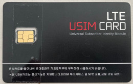 Corée Du Sud South Korea Telecom GSM  Nano SIM Card Used UNC Logo 3G 4G 5G USIM - Tunesien
