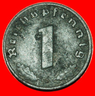 * SWASTIKA: GERMANY  1 PFENNIG 1942D! TYPE 1940-1945 THIRD REICH 1933-1945  · LOW START · NO RESERVE! - 1 Reichspfennig