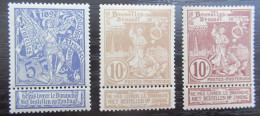 71/73 'Expo Brussel' - Postfris ** - Côte: 25 Euro - 1894-1896 Expositions