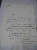 JULES ANCEL Autographe Signé 1862 DEPUTE SEINE-MARITIME LE HAVRE à NAPOLEON III - Historische Personen